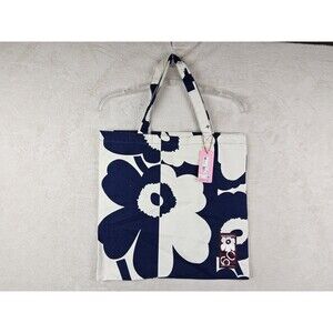 Marimekko Unikko 60th Anniversary Limited Tote Bag Blue